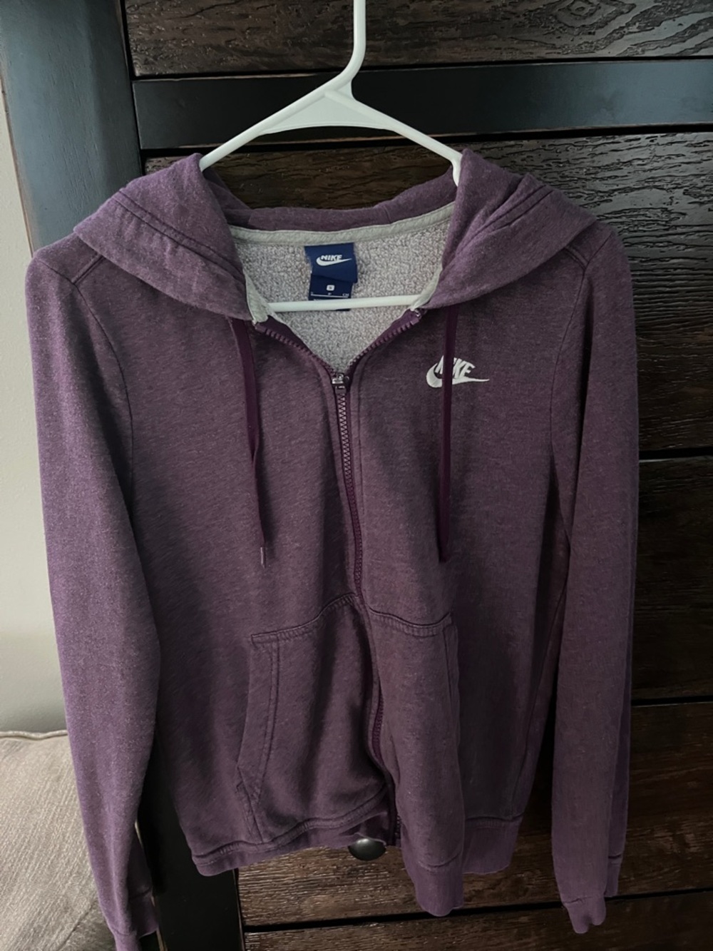 Nike Deep Purple Fleece Zip Hoodie